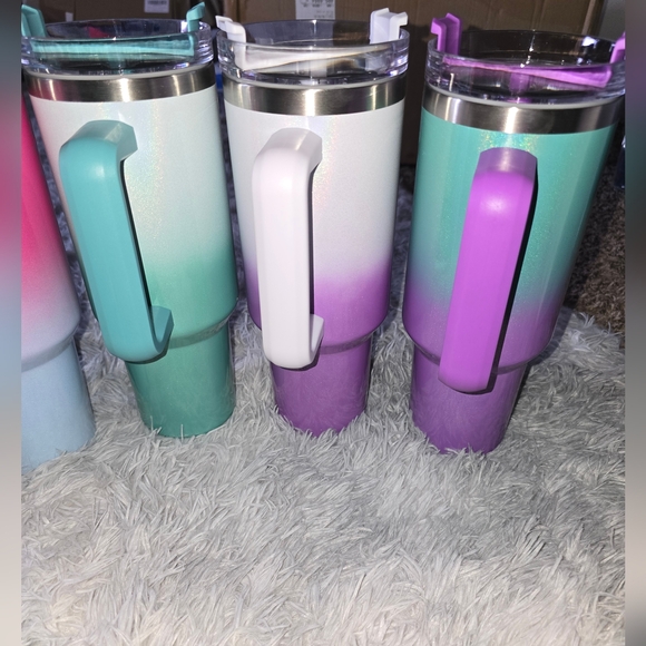 ✨️Stainless Steel 40oz Ombre Sparkle Tumbers (BRAND NEW)✨️ - Picture 4 of 7